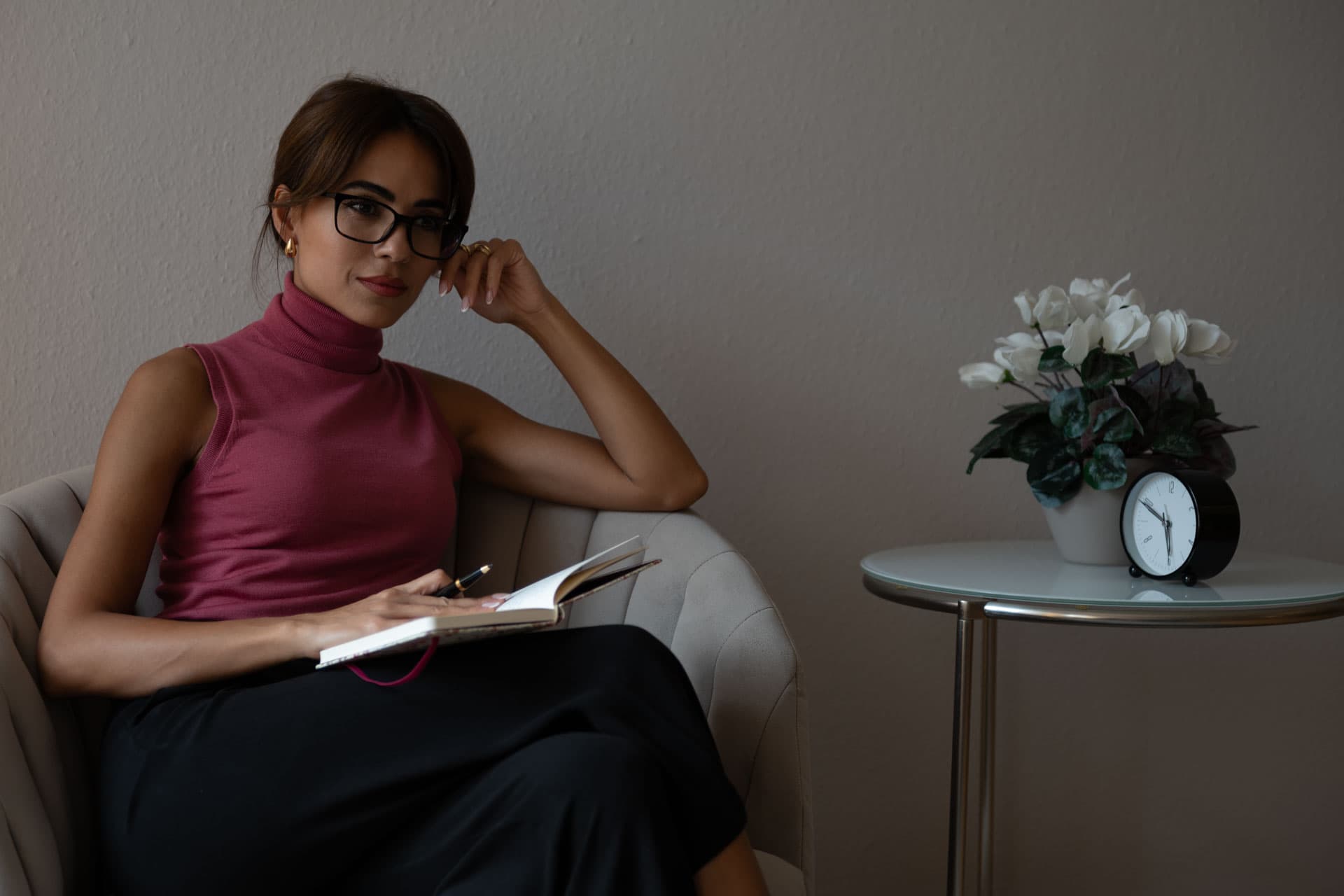 Yağmur Eryılmaz bei der Arbeit